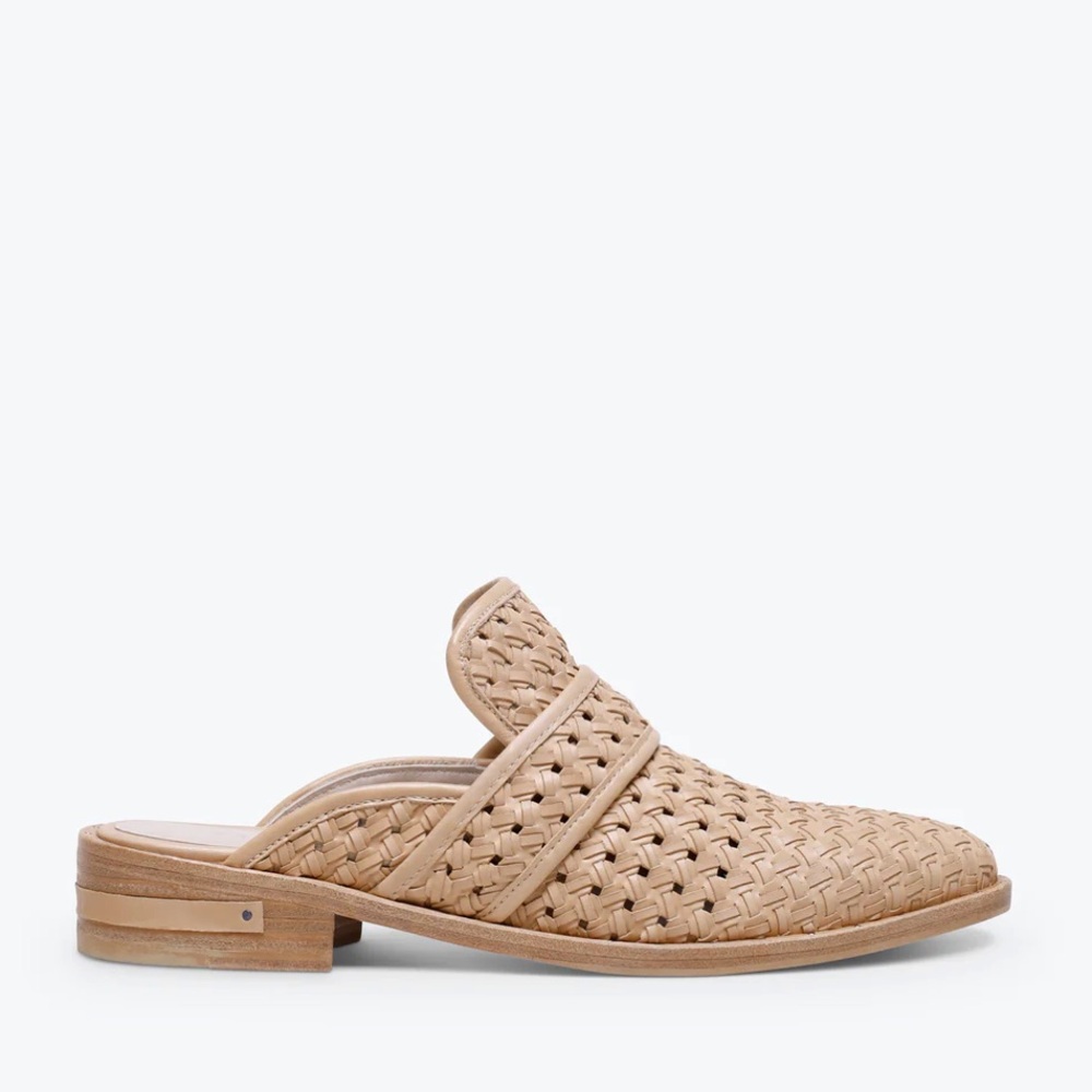 Freda Salvador Tan Woven Mules